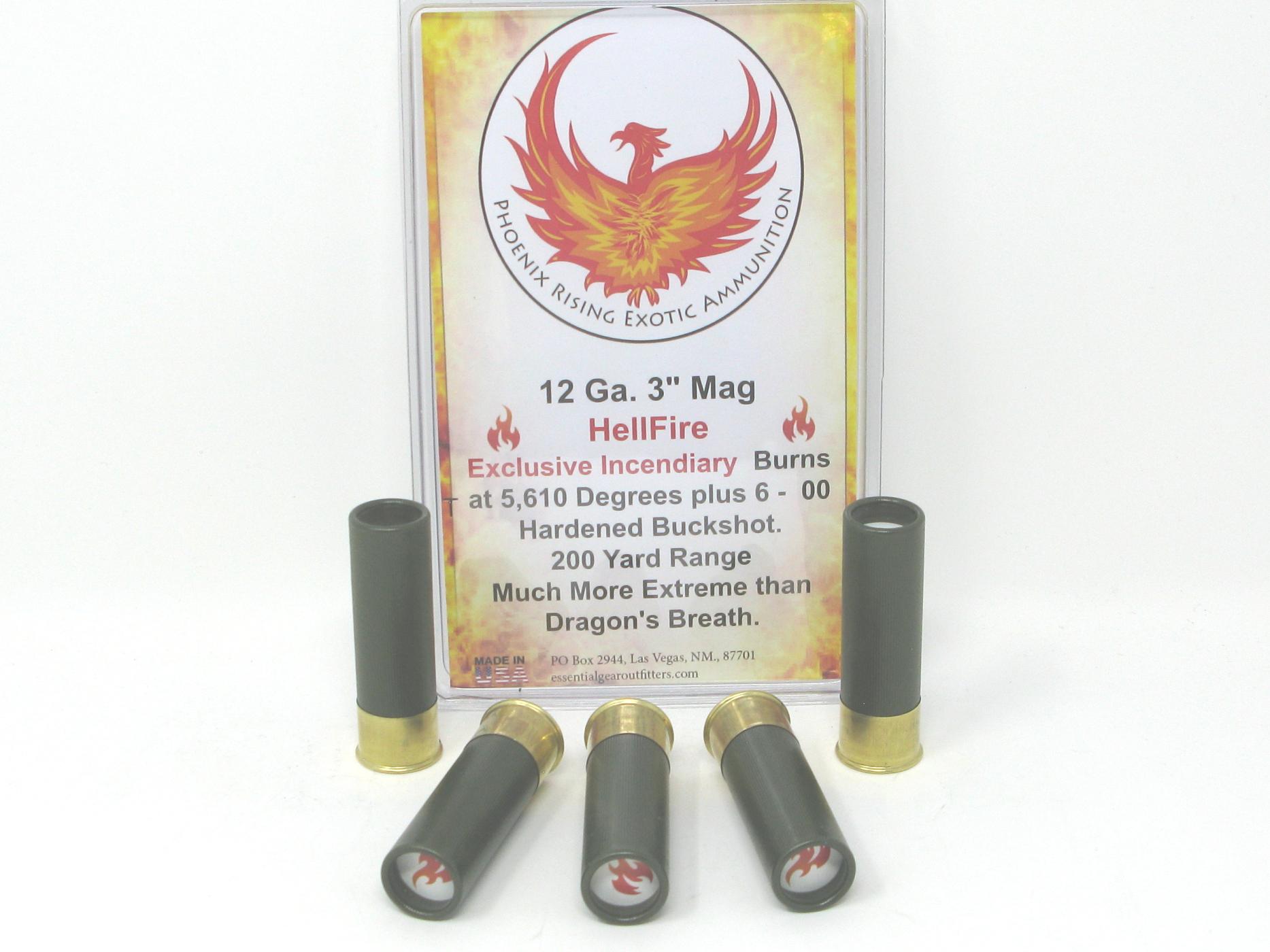 12 Gauge 3" Hellfire 100 Round Case Wholesale