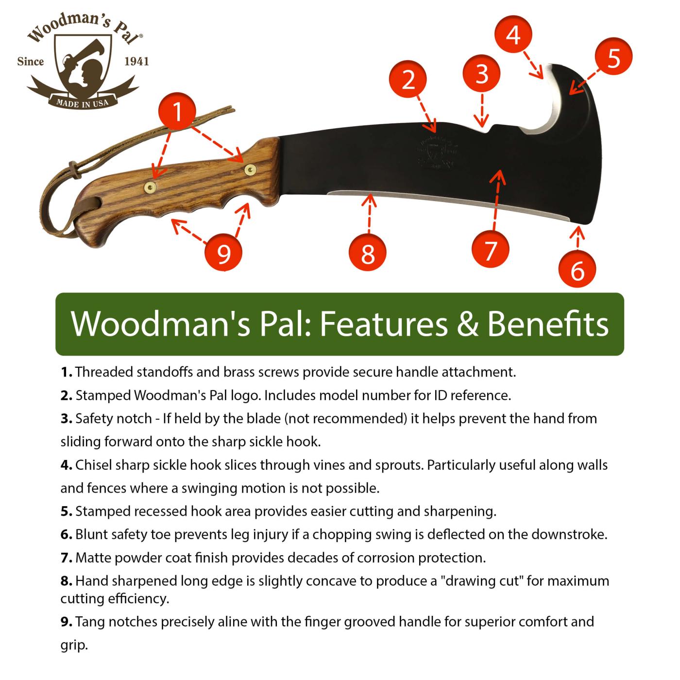 Woodman's Pal - Wood Handle