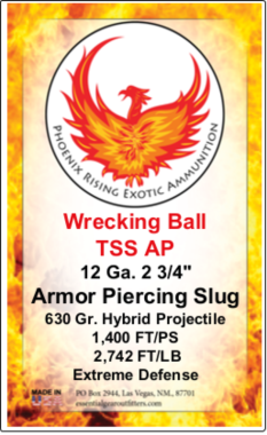 12 GAUGE ARMOR PIERCING TSS SLUG 100 ROUND CASE - WHOLESALE