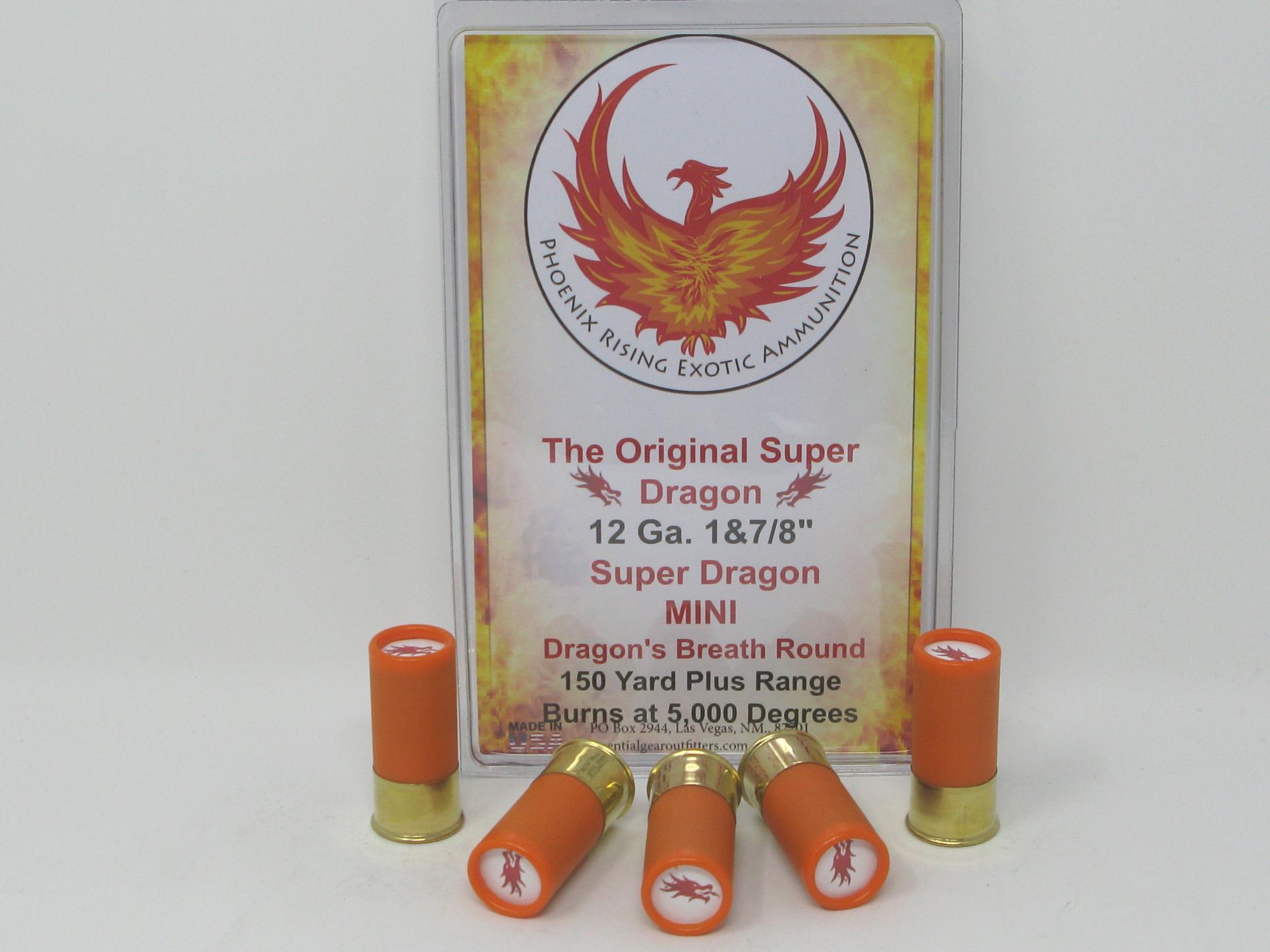 12 GAUGE 1 1/2" MINI DRAGON'S BREATH AMMUNITION