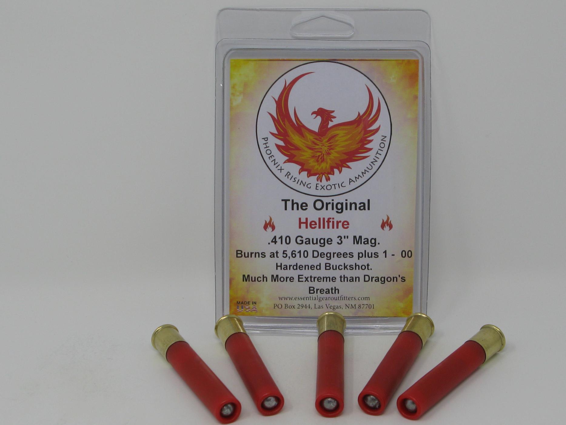 .410 3" MAGNUM HELLFIRE AMMUNITION 100 ROUND CASE - WHOLESALE