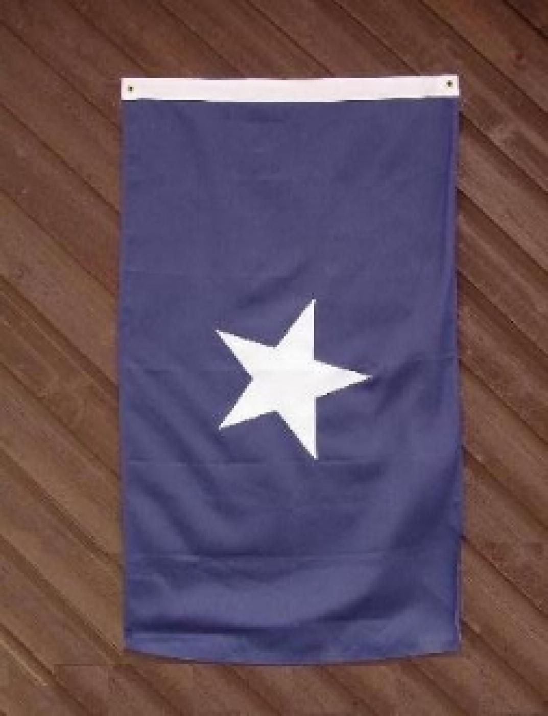 CONFEDERATE BONNIE BLUE FLAG SEWN 2X3'