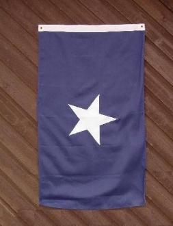 CONFEDERATE BONNIE BLUE FLAG SEWN OUTDOOR 3X5'