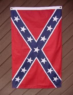 CONFEDERATE NAVAL JACK BATTLE FLAG 2X3' SEWN