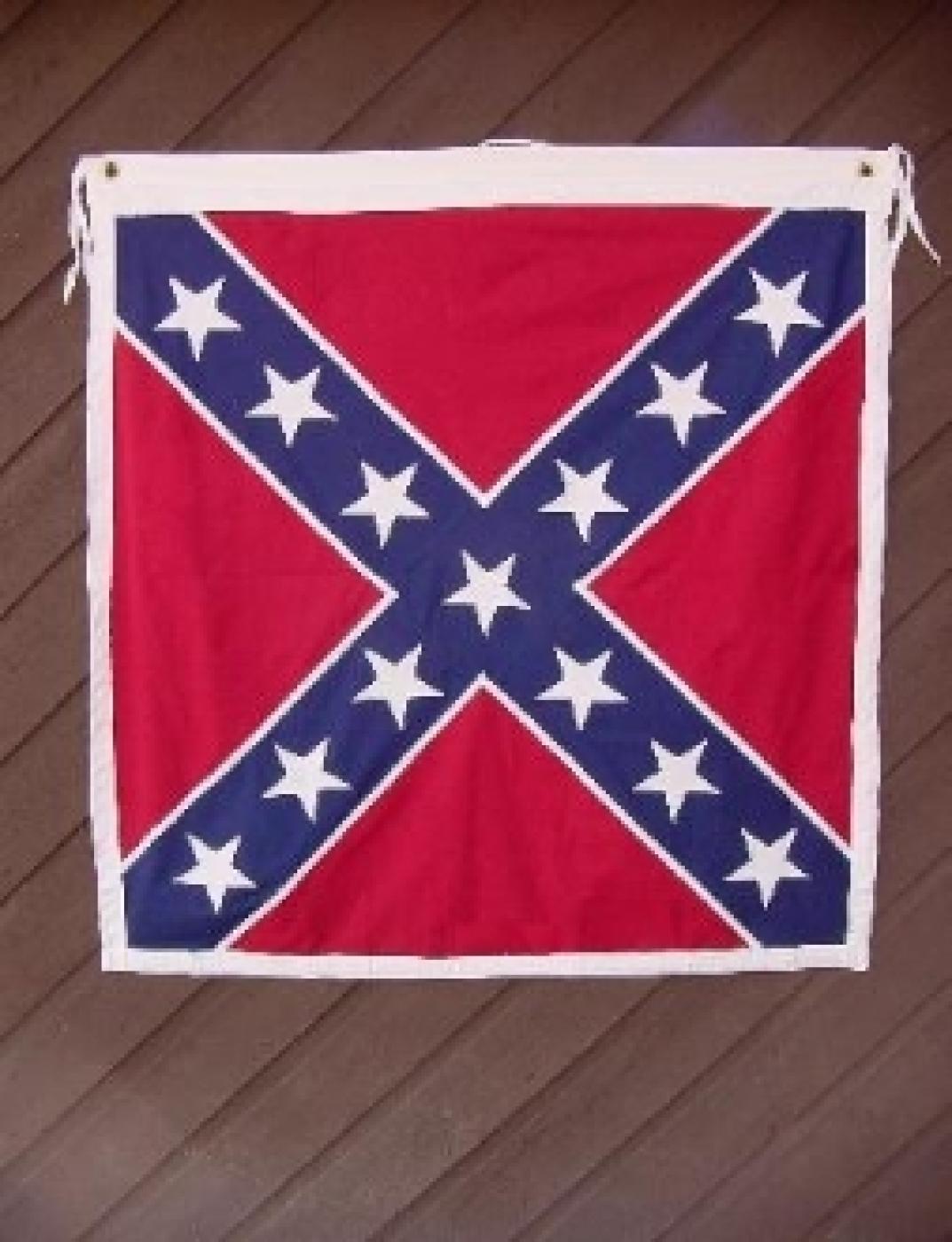 CONFEDERATE INFANTRY BATTLE FLAG 51X51 SEWN