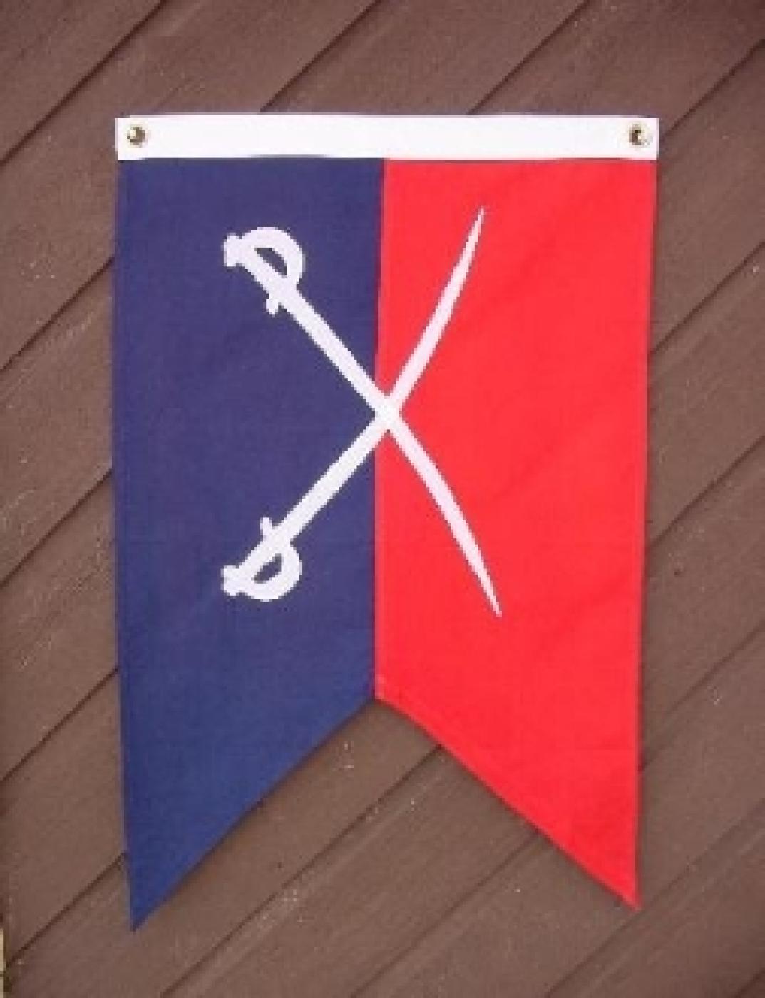 CUSTER 7th CAVALRY GUIDON FLAG ALL SEWN 2X3