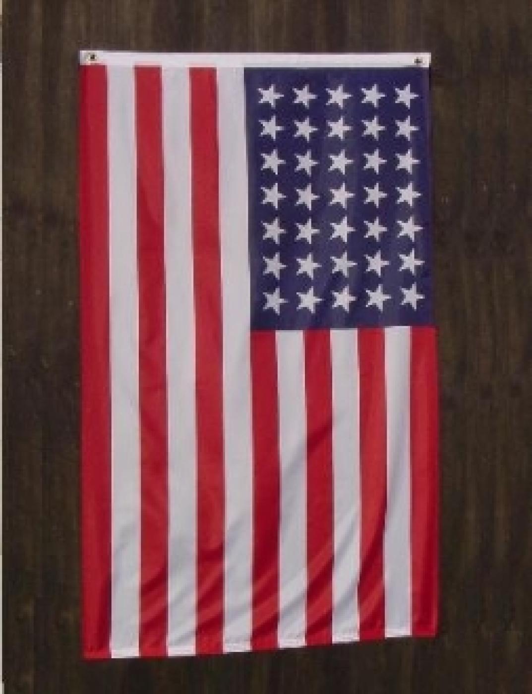 UNION 35 STAR FLAG SEWN 3X5