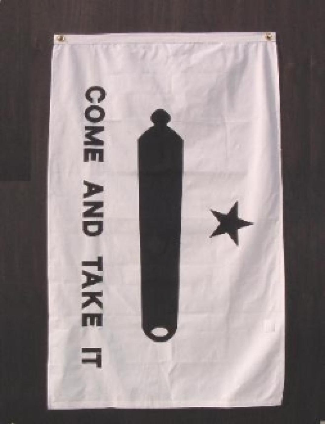 GONZALES FLAG 3X5 SEWN COTTON