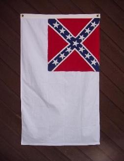 CONFEDERATE 2ND NATIONAL FLAG SEWN 2X3' OUTDOOR