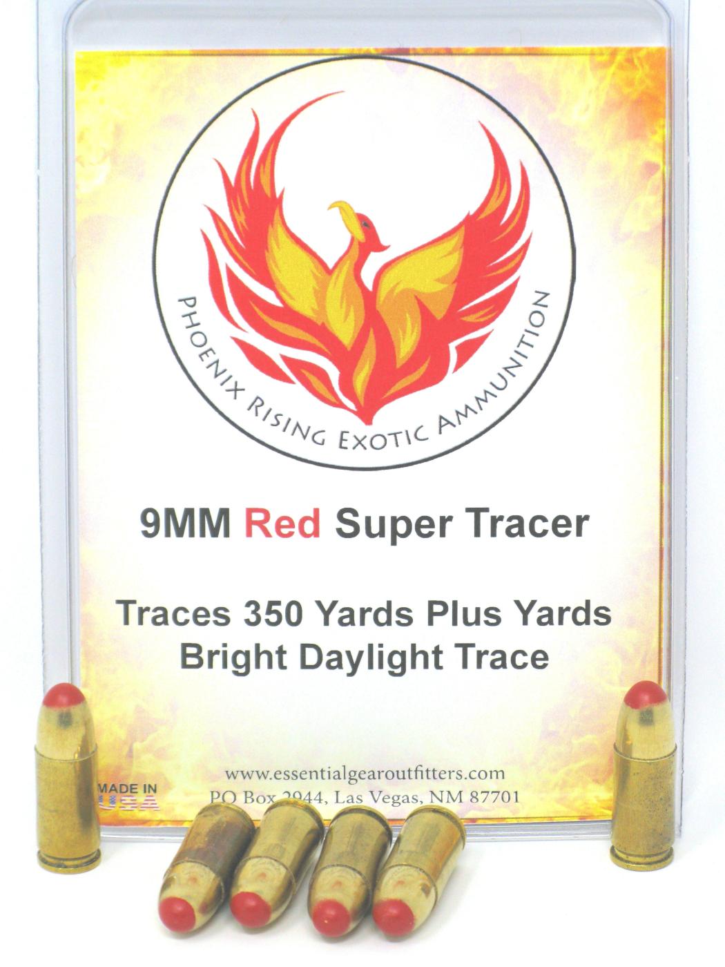 9mm Super Tracer Ammunition - Green