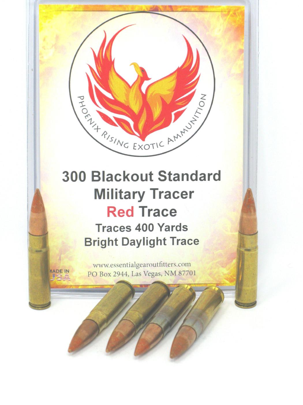 .300AAC Blackout Standard Military Red Tracer Ammunition