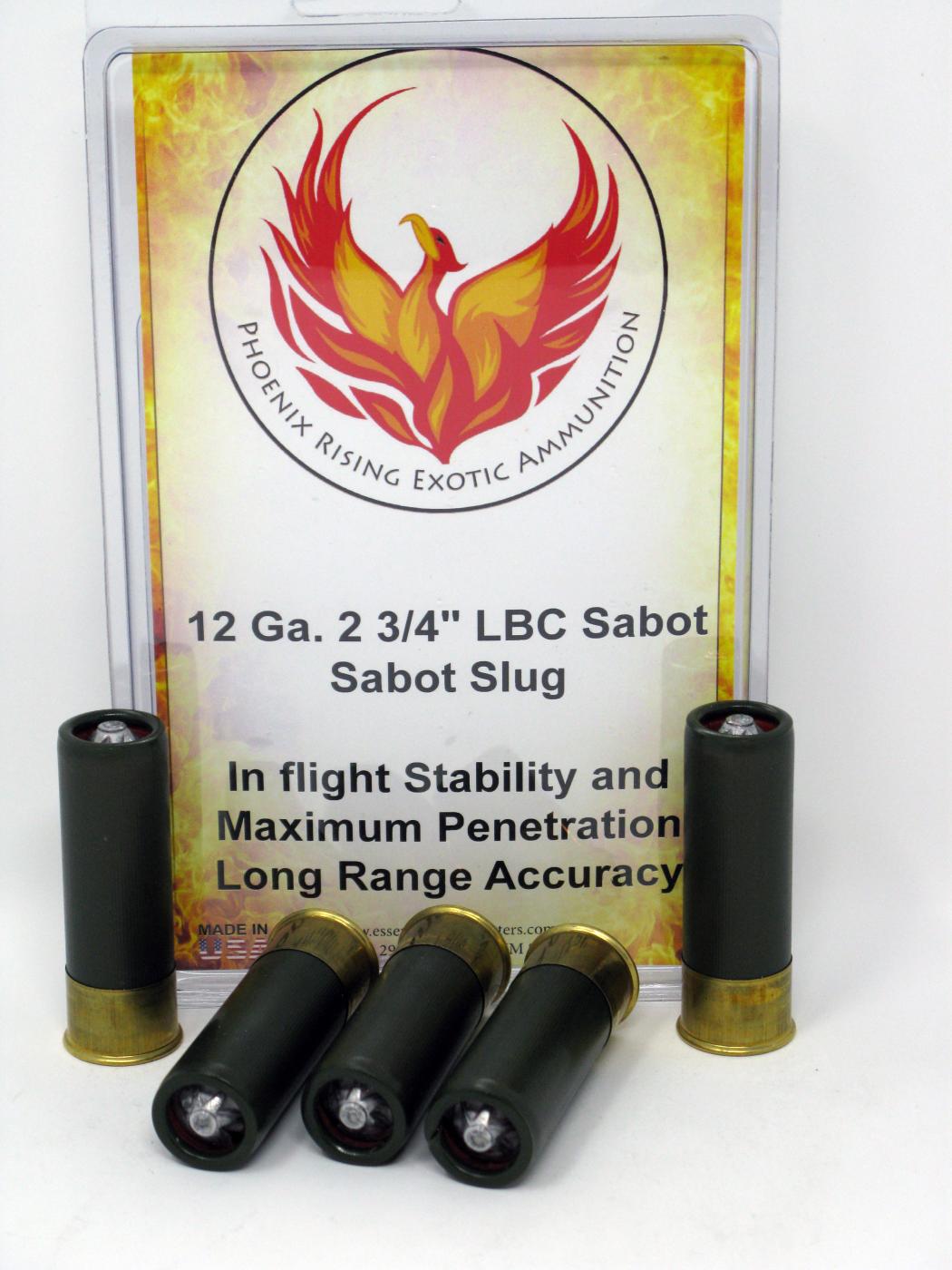 12 Gauge 2 3/4" LBC Sabot Slug