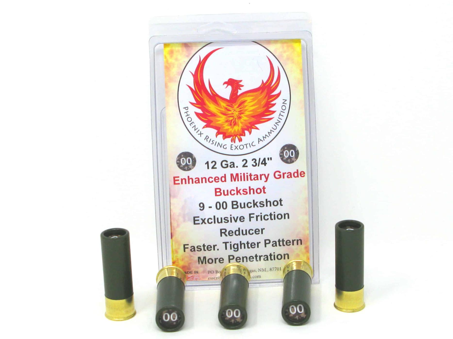 12 GAUGE 2 3/4" ENHANCED MILITARY GRADE 00 BUCKSHOT