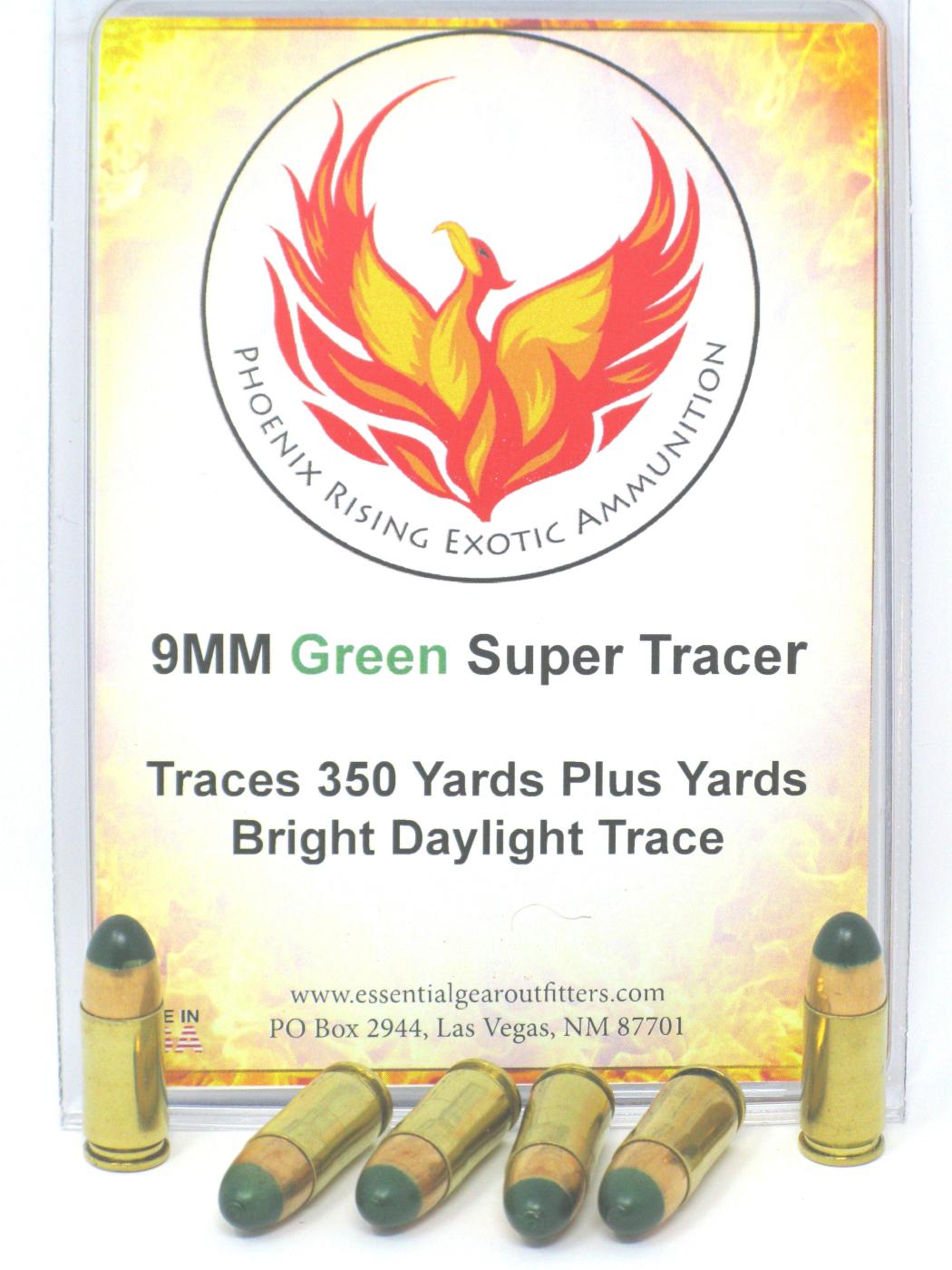 9mm Super Tracer Ammunition - White