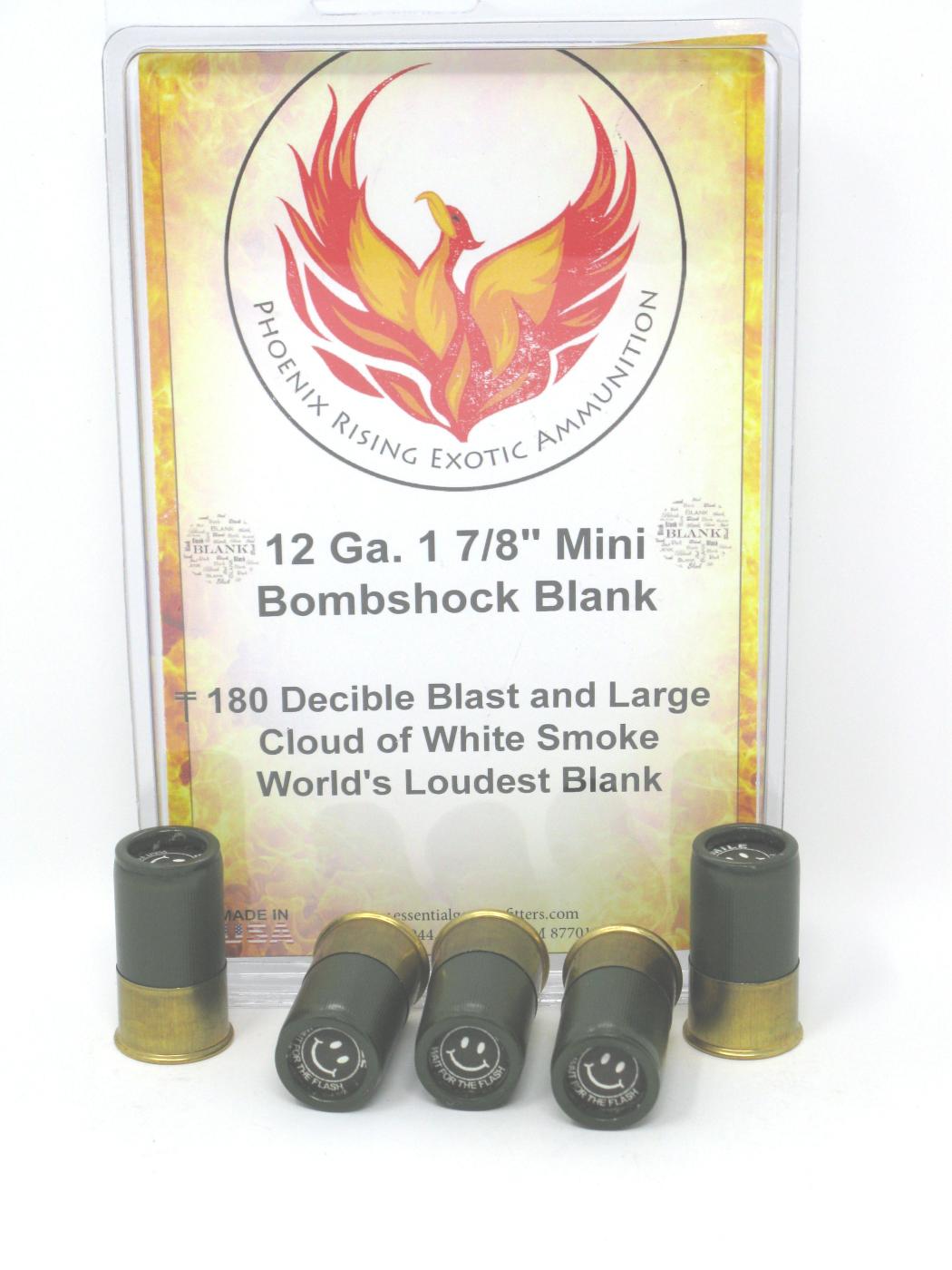 12 Gauge 1 7/8" Mini Bomb Shock Blank Ammunition