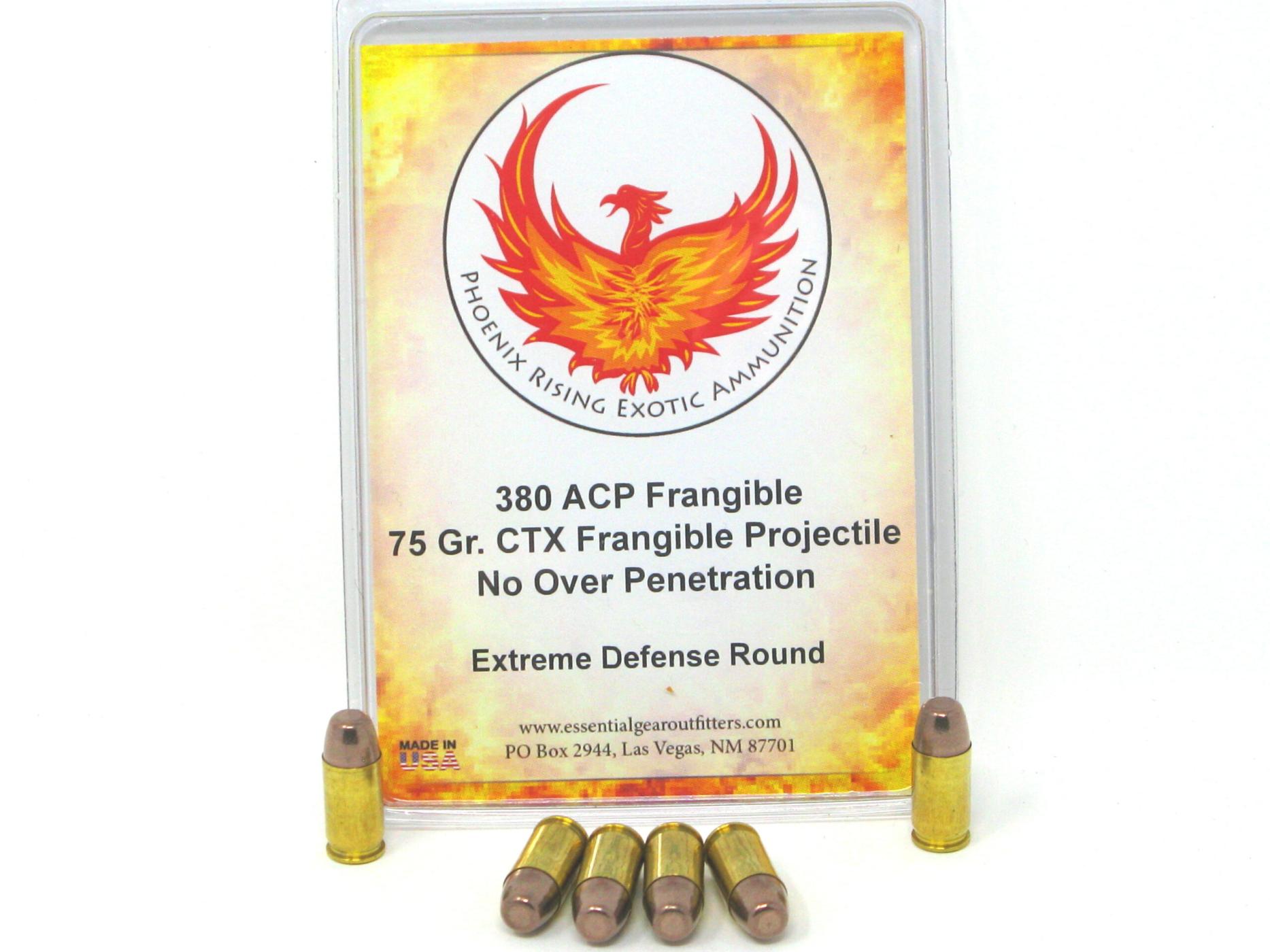 .380 ACP CTX Frangible Copper Round